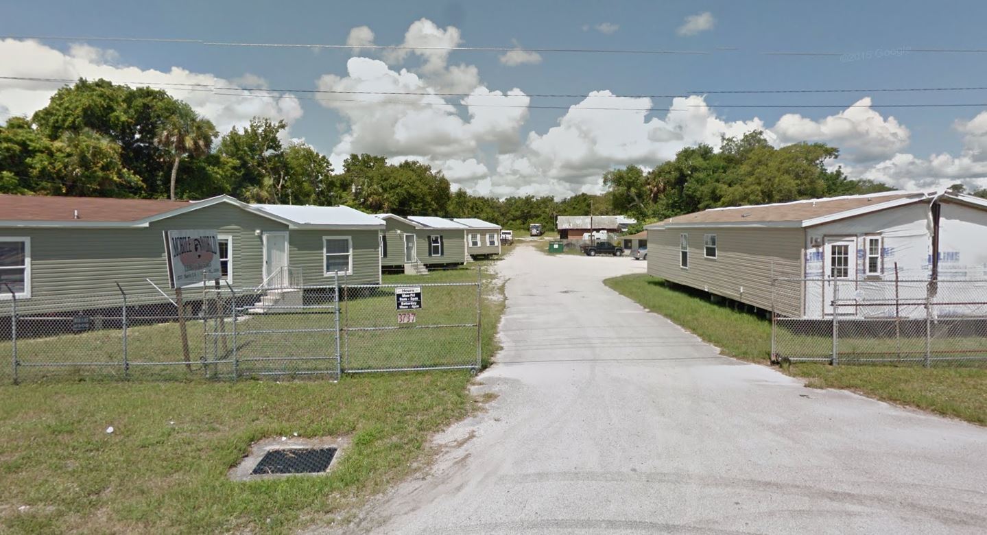 we have a florida mobile home lot