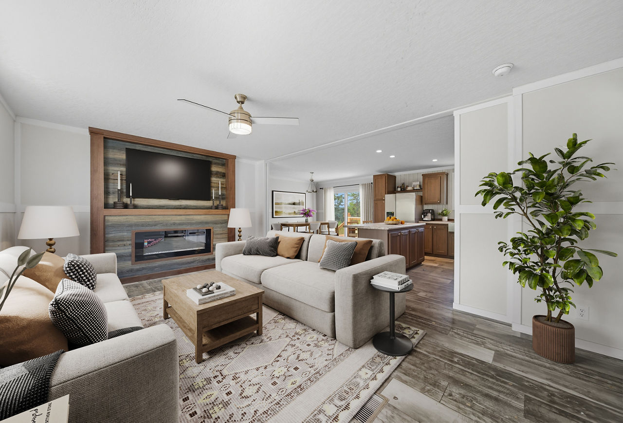 Energy efficient mobile home with financing in 