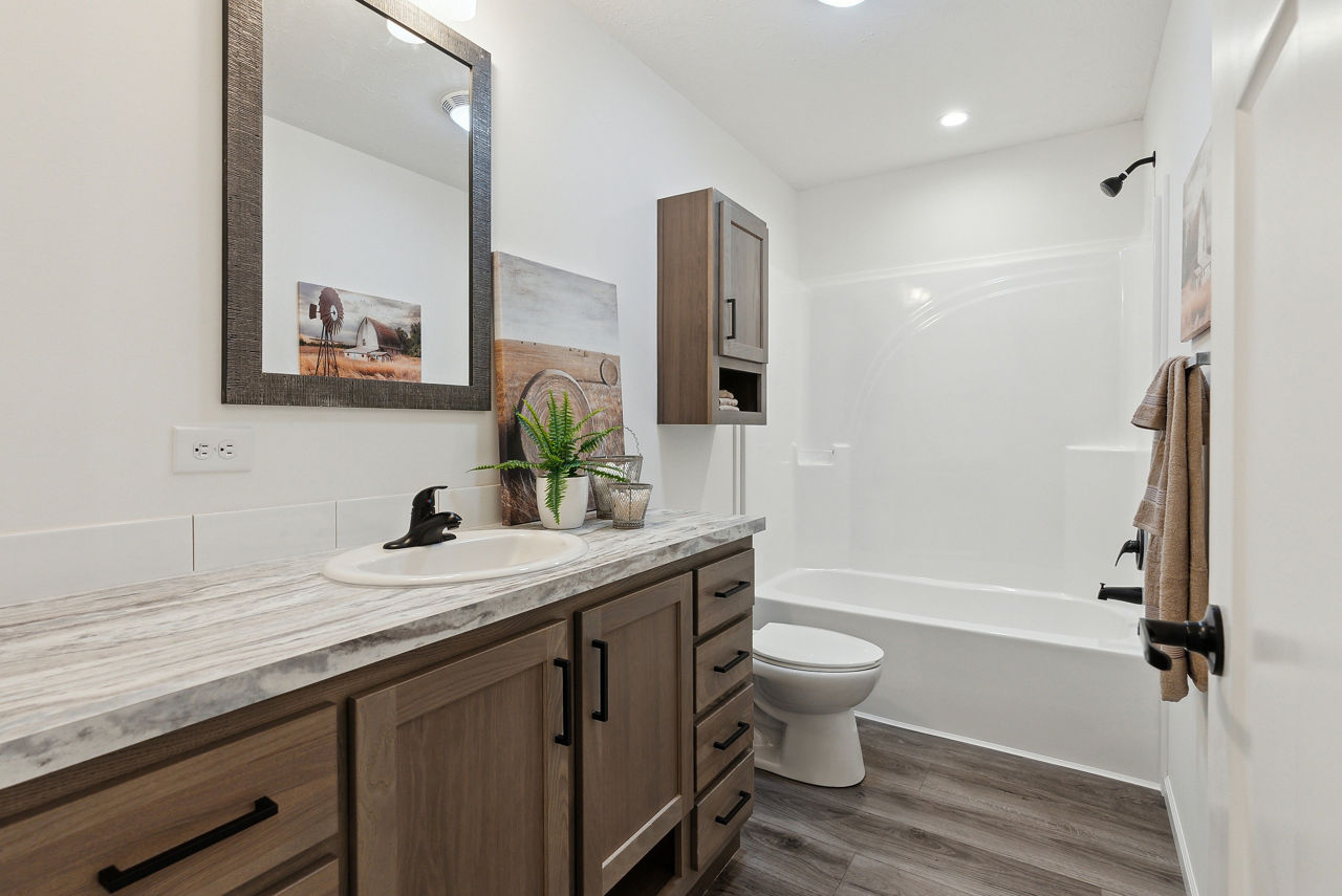 Modern manufactured home in 