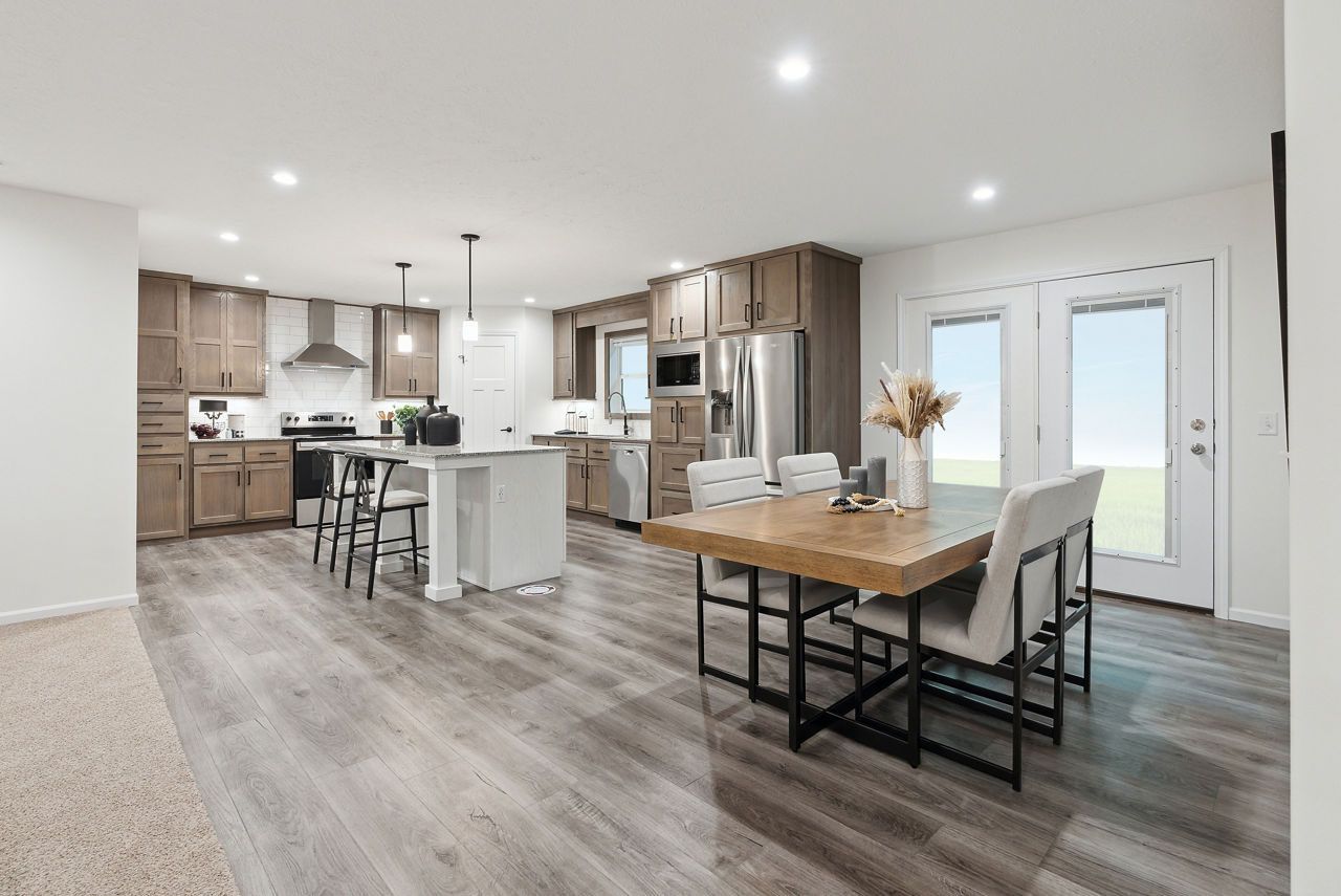 Farmhouse double wide home in 