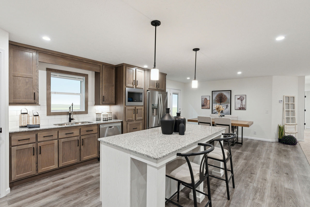 Farmhouse prefab home in 