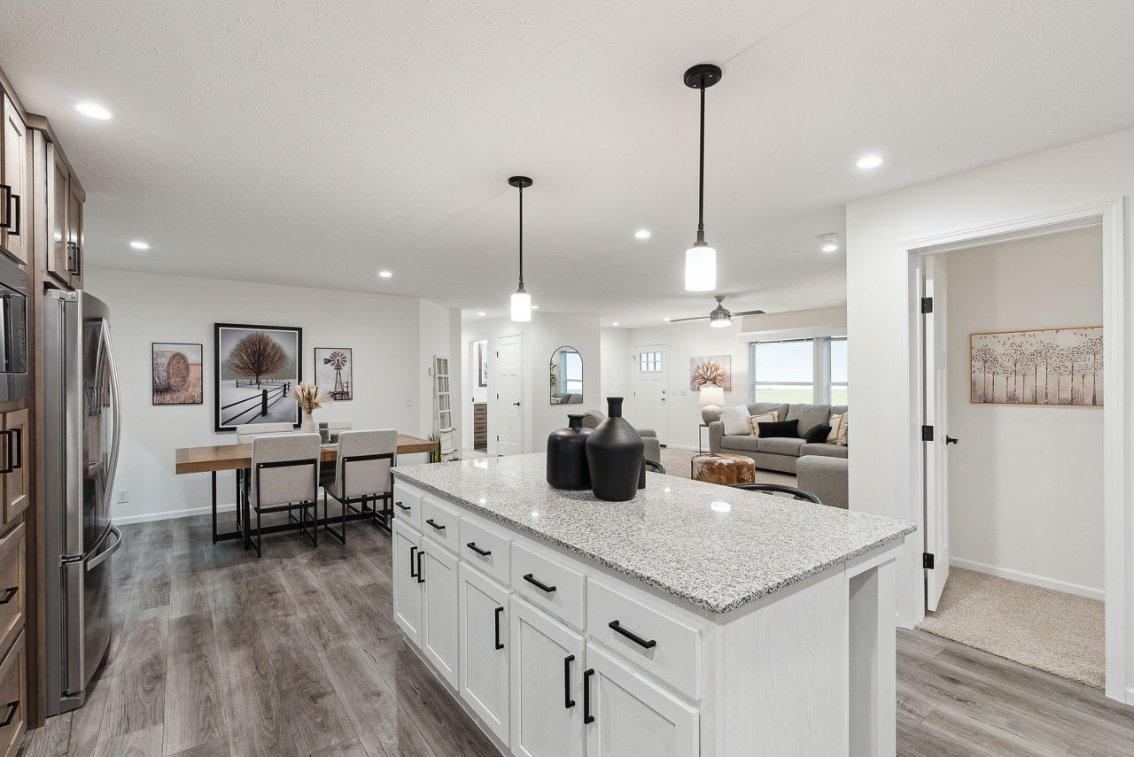 Move-in ready land-home package in 