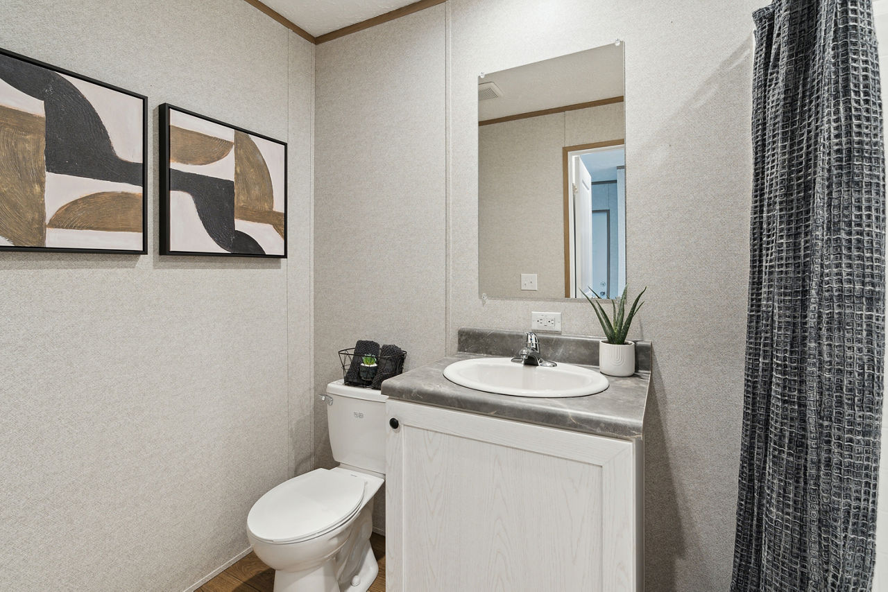 Energy efficient prefab home in 