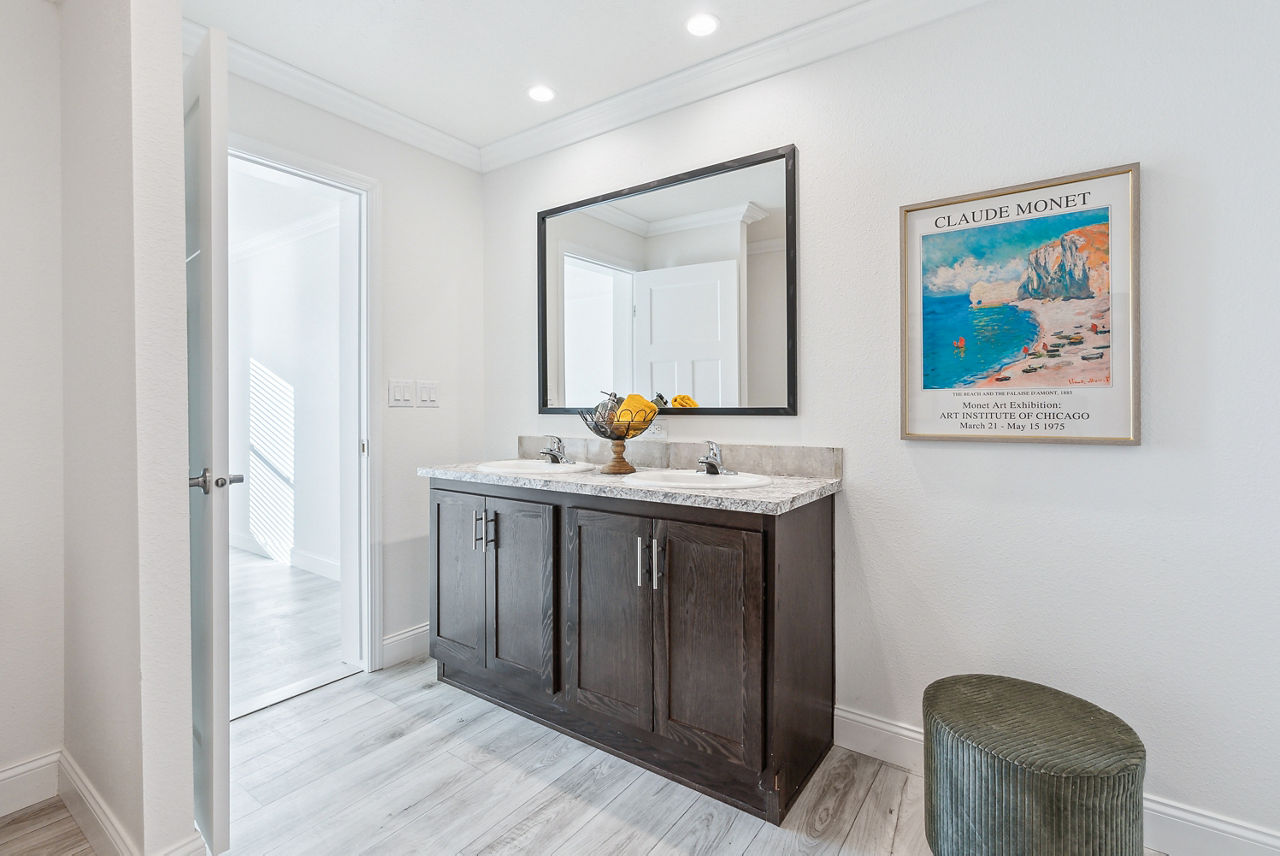 Financed double wide home in 