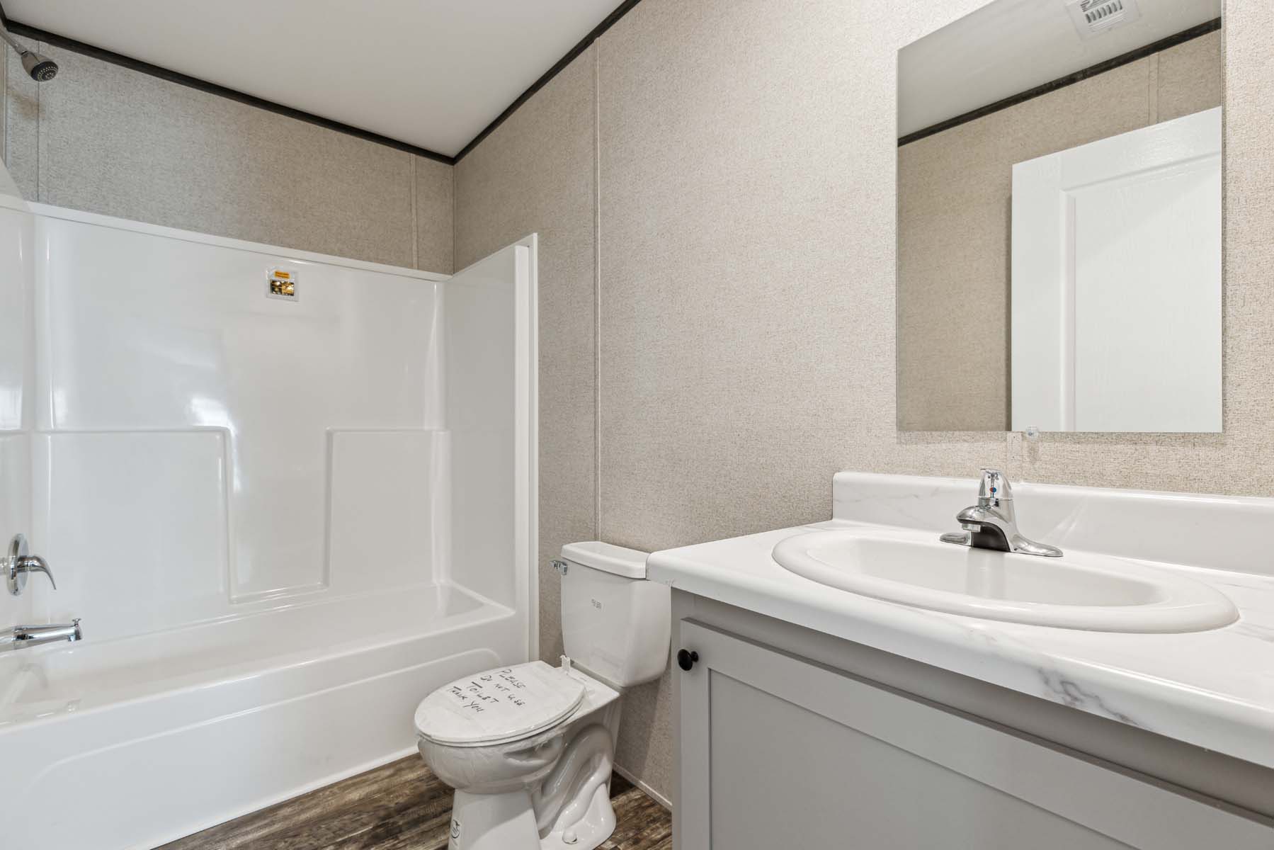 Energy efficient land-home package in 