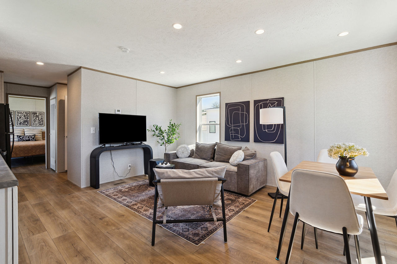 Energy efficient land-home package in 