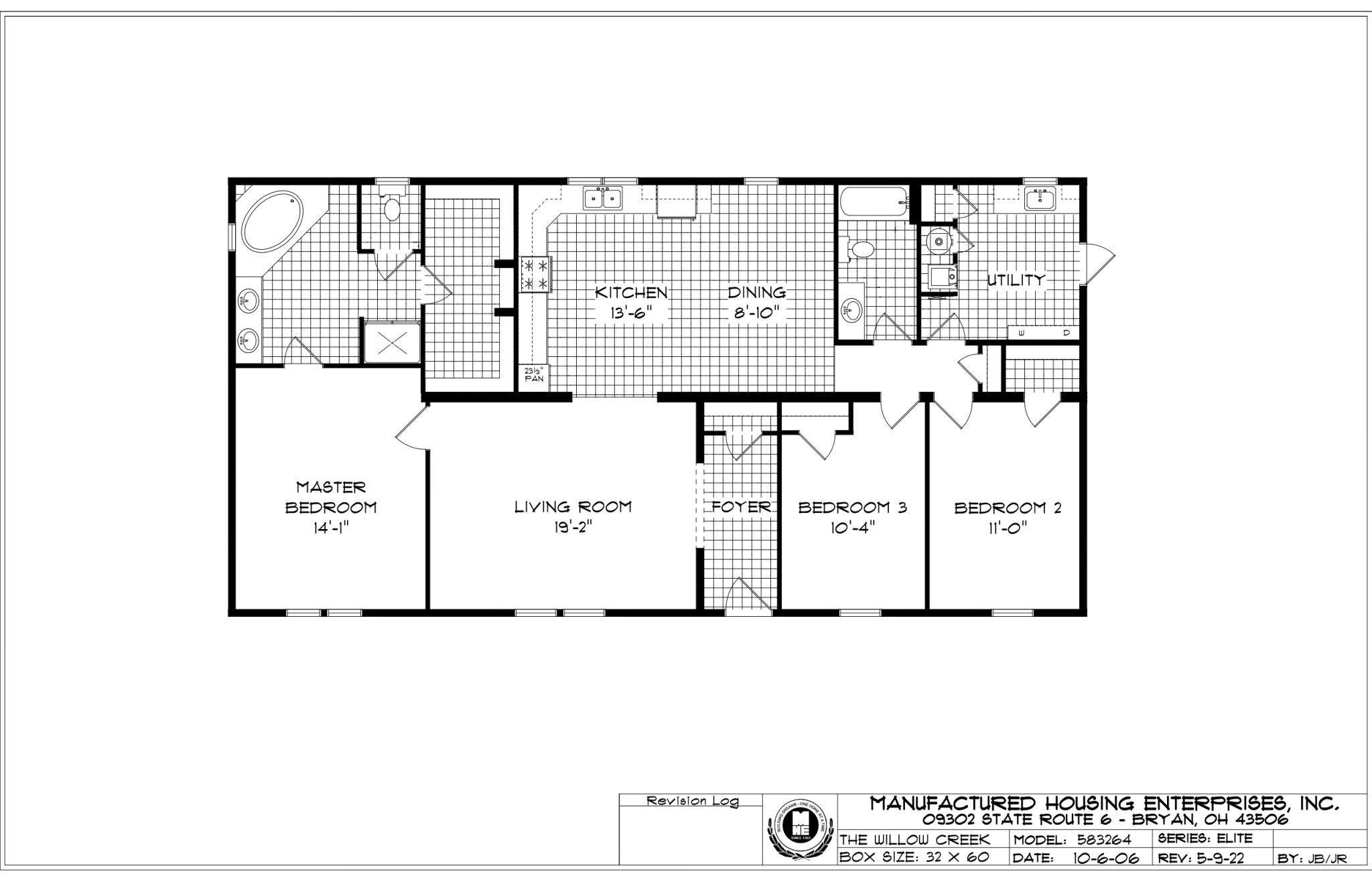 Family sized mobile home with financing in 