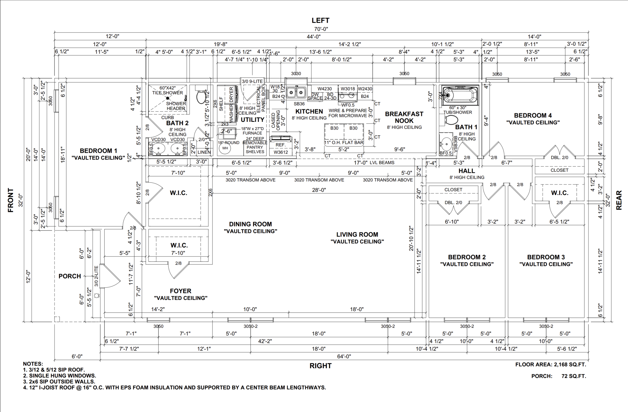 Energy efficient hurricane-resistant home in