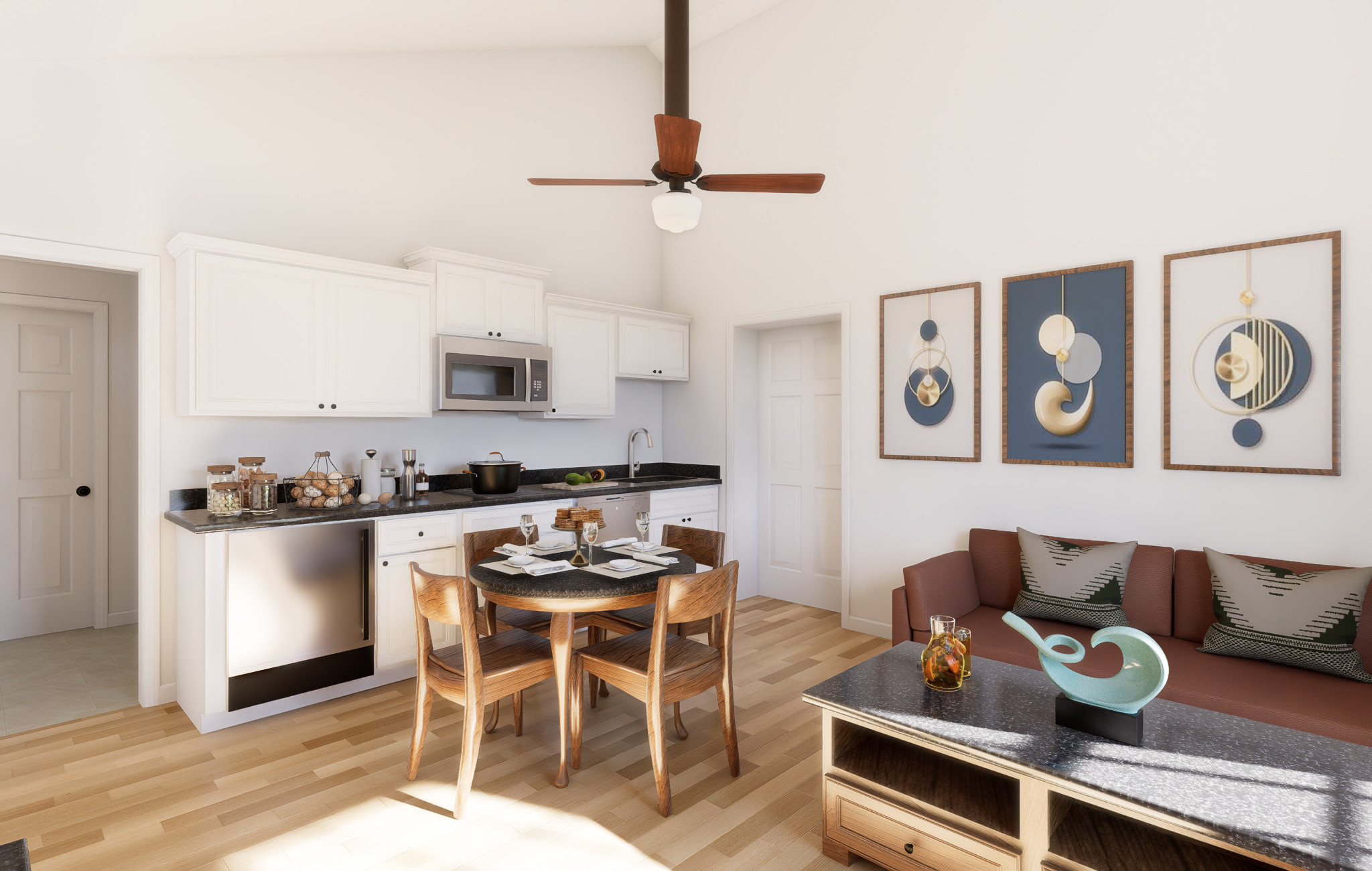 Energy efficient stick-built home in 