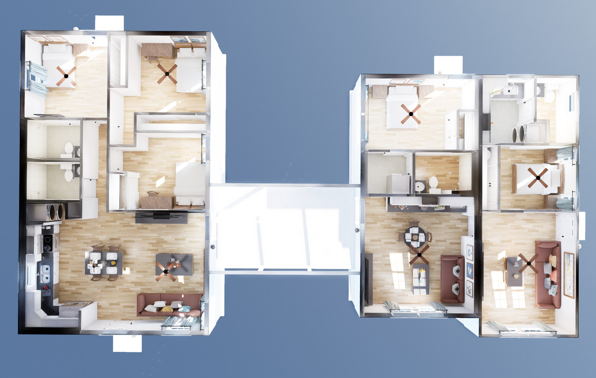 Farmhouse new construction home in 
