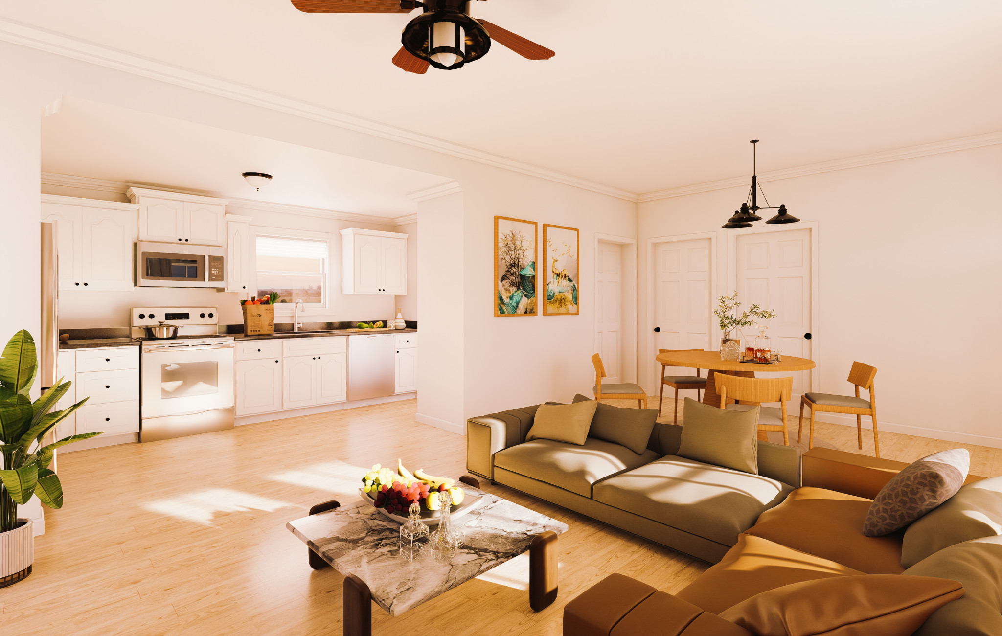 Modern custom home in