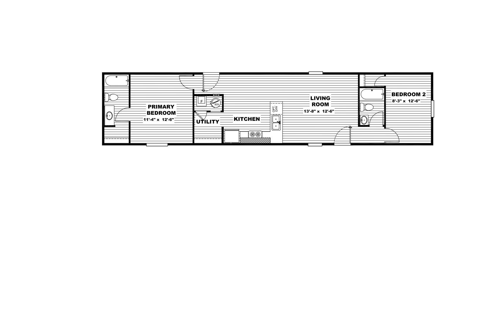 hand selected manufactured home floorplan