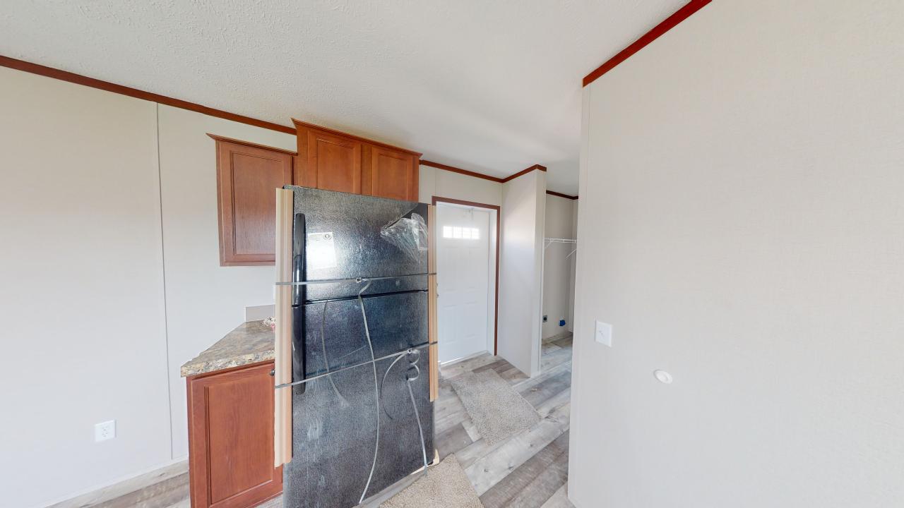 Farmhouse mobile home in