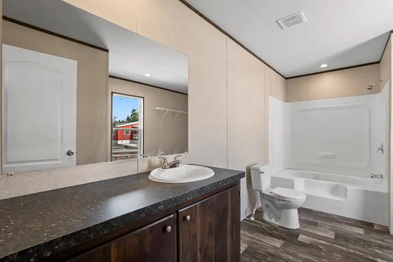 Affordable prefab home in