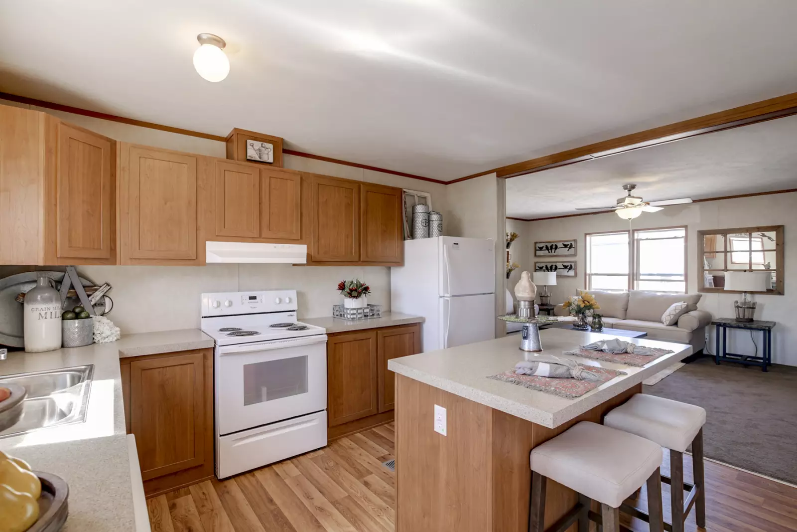 Financed mobile home in