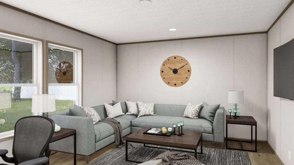 Financed prefab home in