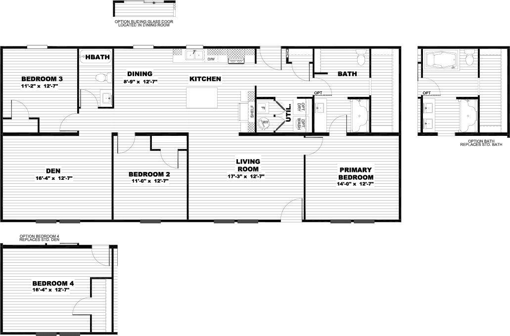 Modern mobile home in