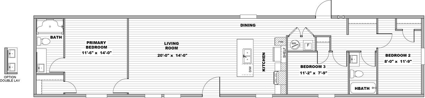 Move-in ready single wide home in 